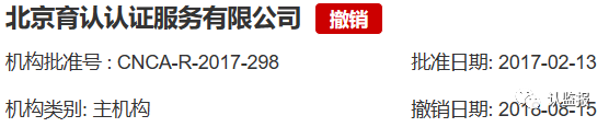 54家iso認證機構(gòu)被撤銷《認證機構(gòu)批準書》