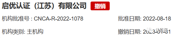 54家iso認證機構(gòu)被撤銷《認證機構(gòu)批準書》