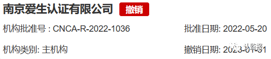 54家iso認證機構(gòu)被撤銷《認證機構(gòu)批準書》