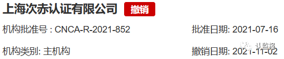 54家iso認證機構(gòu)被撤銷《認證機構(gòu)批準書》