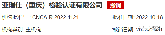 54家iso認證機構(gòu)被撤銷《認證機構(gòu)批準書》