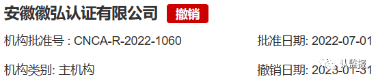 54家iso認證機構(gòu)被撤銷《認證機構(gòu)批準書》