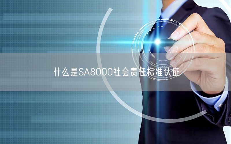 什么是SA8000社會責任標準認證(10)